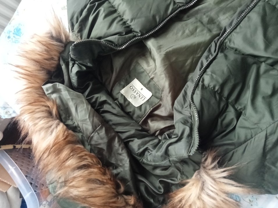 Koyu Yeşil Kadın Midi Kaban - Görsel 2