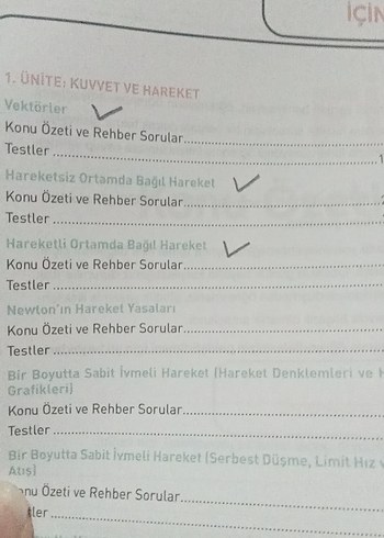 11. Sınıf Fizik Konu Özetli Soru Bankası - Görsel 2