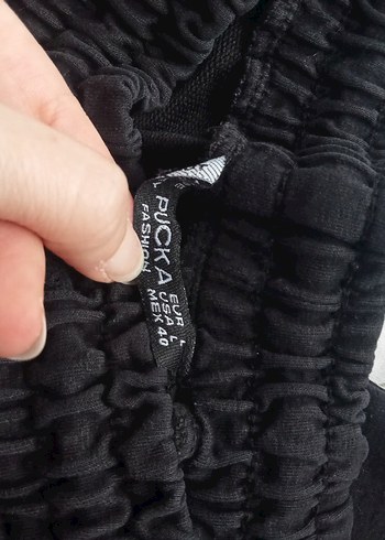 Siyah Rahat Kesim Kadın Eşofman Altı - Görsel 3