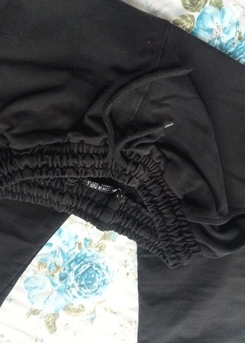 Siyah Rahat Kesim Kadın Eşofman Altı - Görsel 5