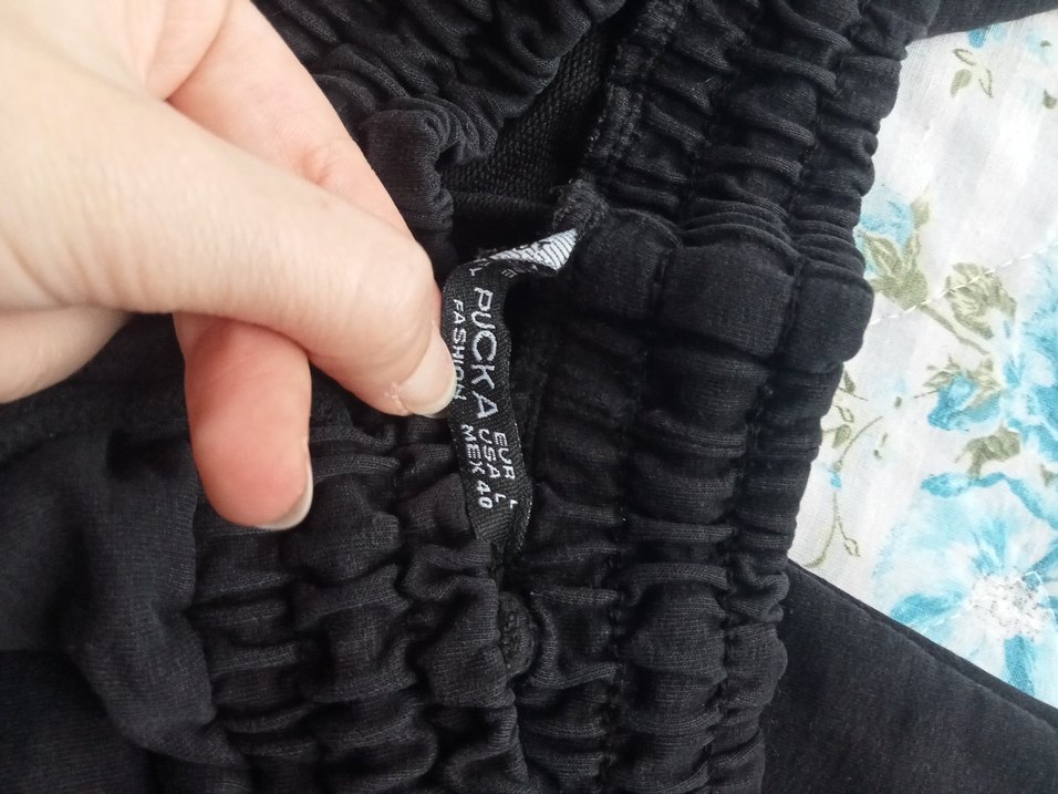 Siyah Rahat Kesim Kadın Eşofman Altı - Görsel 3