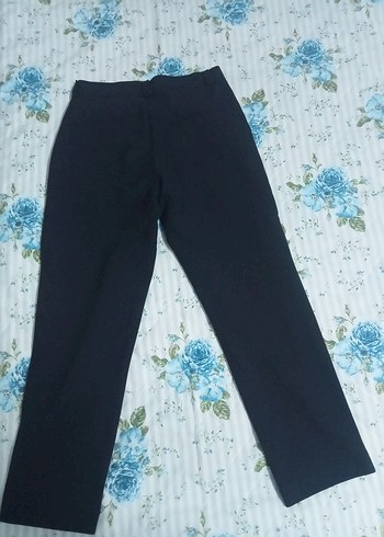 Kadın Lacivert Denim Regular Fit Pantolon - Görsel 5