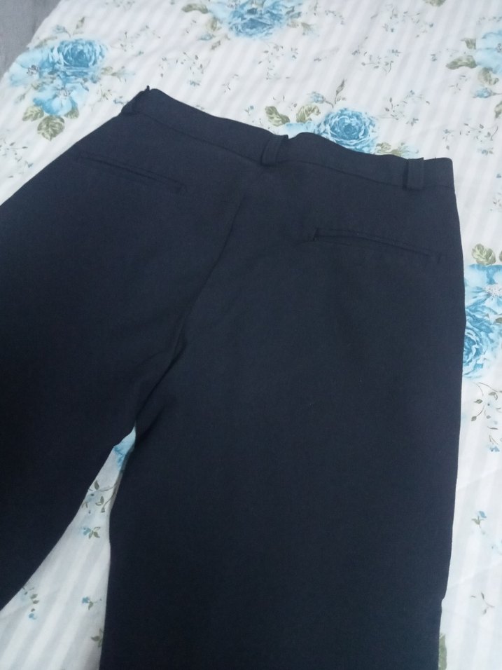Kadın Lacivert Denim Regular Fit Pantolon - Görsel 4