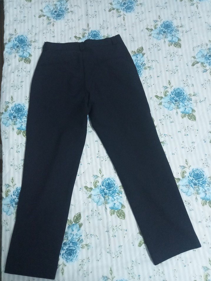 Kadın Lacivert Denim Regular Fit Pantolon - Görsel 5