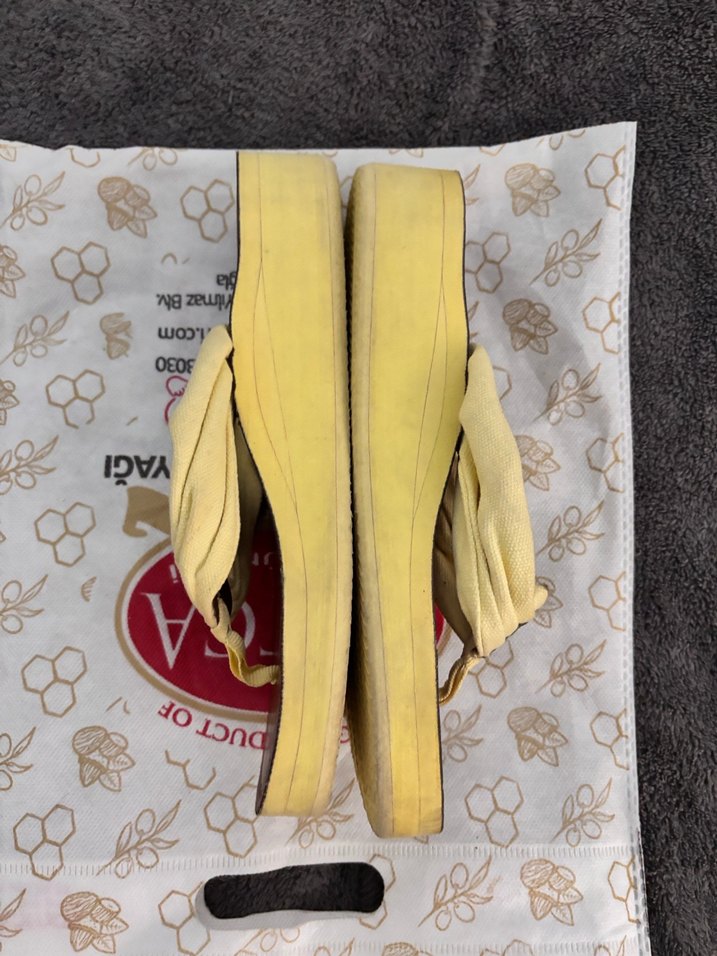 Sarı Bağlamalı Bohem Kadın Terlik - Görsel 2