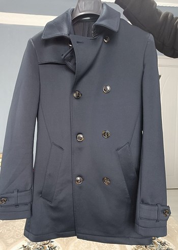 Düğmeli Erkek Midi Boy Mavi Kaban kruvaze - Görsel 6