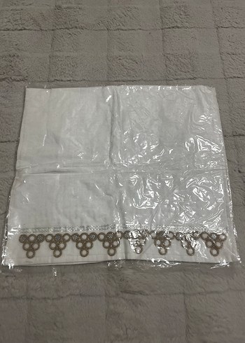 Nakışlı Beyaz Damat Havlusu - Görsel 2