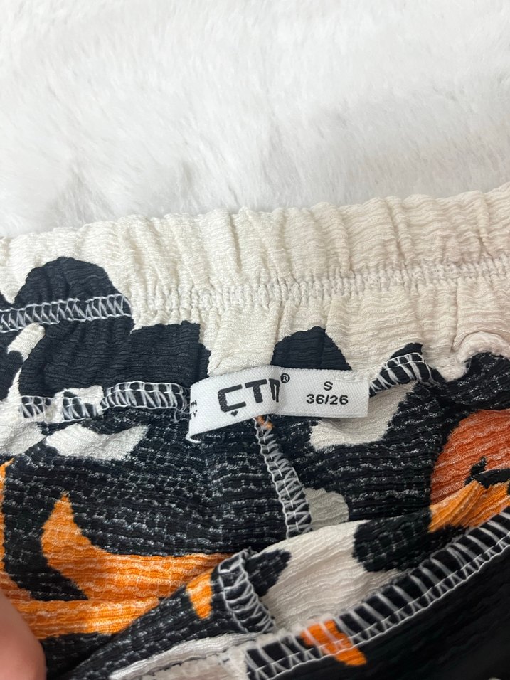 Bohem Desenli Kadın Uzun Kumaş Pantolon - Görsel 2