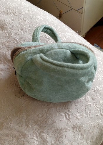 Pastel Yeşil oyuncak Bebek Çantası - Görsel 3