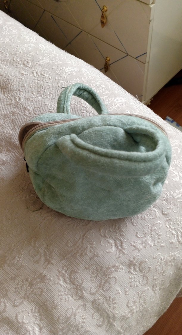 Pastel Yeşil oyuncak Bebek Çantası - Görsel 3