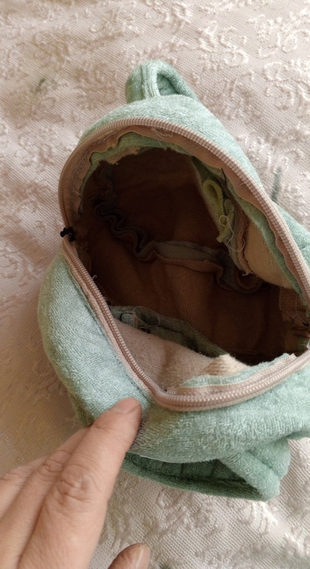 Pastel Yeşil oyuncak Bebek Çantası - Görsel 2