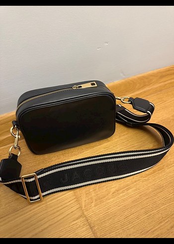 Marc Jacobs Siyah Deri Kadın Çapraz Çanta - Görsel 2