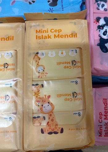 Mini Cep Islak Mendil 8'li Paket - Görsel 2