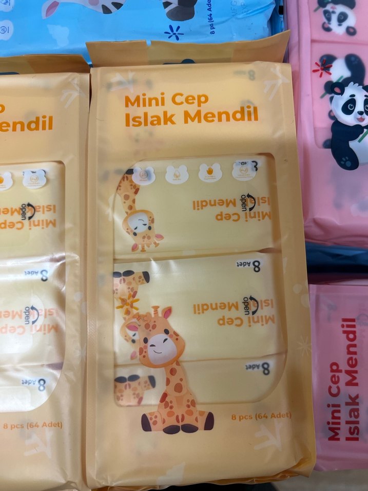 Mini Cep Islak Mendil 8'li Paket - Görsel 2