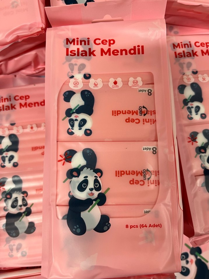 Mini Cep Islak Mendil 8'li Paket - Görsel 3