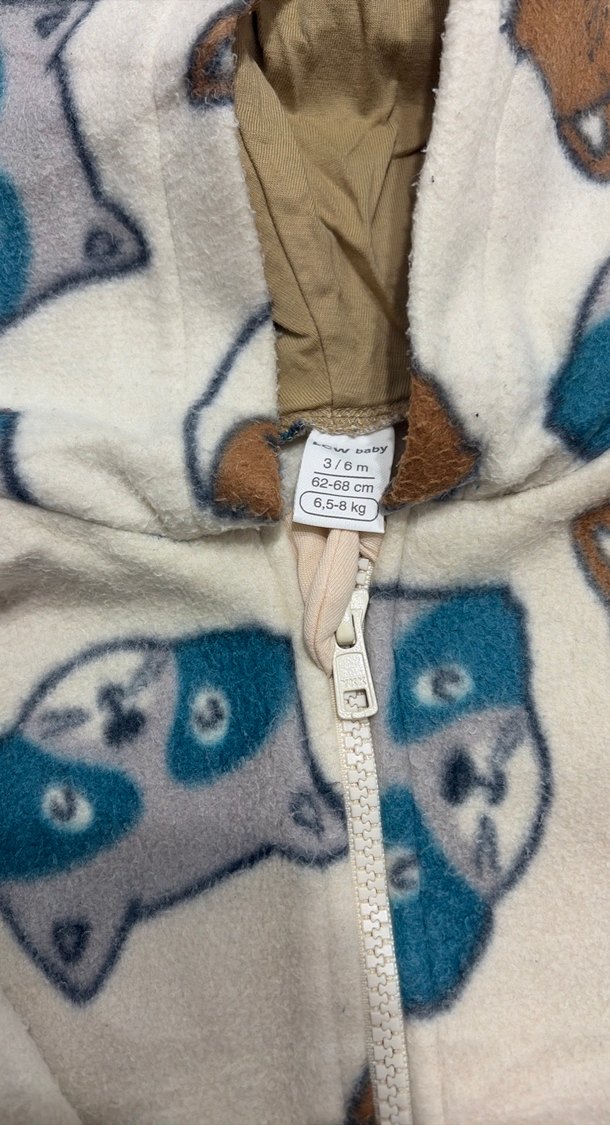 Kürk Detaylı Baskılı hırka - Görsel 2