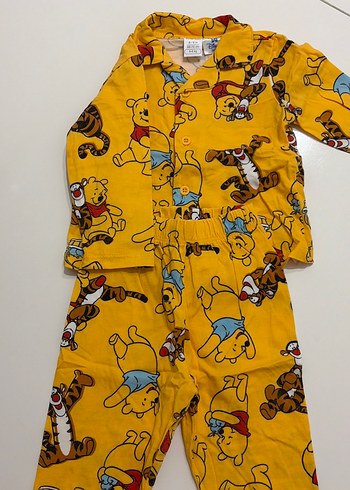 Sarı Baskılı Erkek Pijama Takımı - Görsel 4