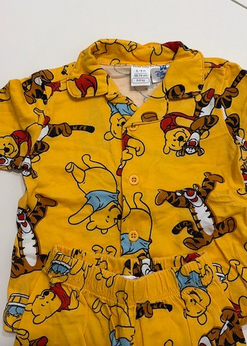 Sarı Baskılı Erkek Pijama Takımı - Görsel 3