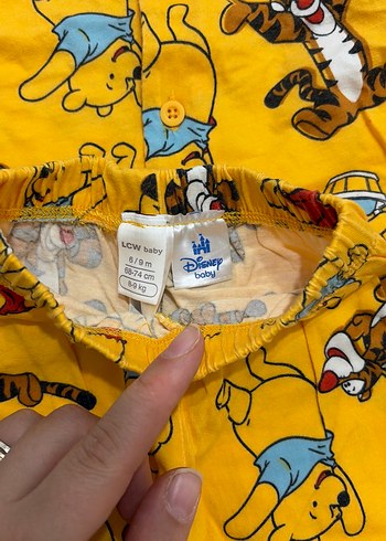 Sarı Baskılı Erkek Pijama Takımı - Görsel 2