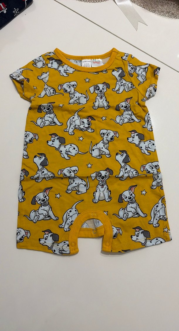 Renkli Desenli Kısa Kollu Bebek Tulumları - Görsel 2