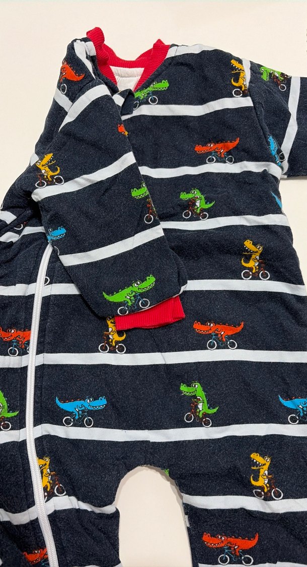 Renkli Fermuarlı Bebek Tulum - Görsel 3