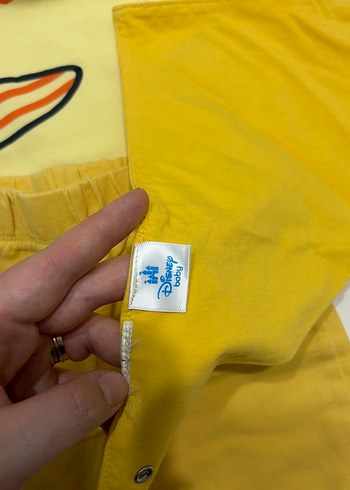 Sarı Erkek Bebek Kısa Kollu Takım - Görsel 3