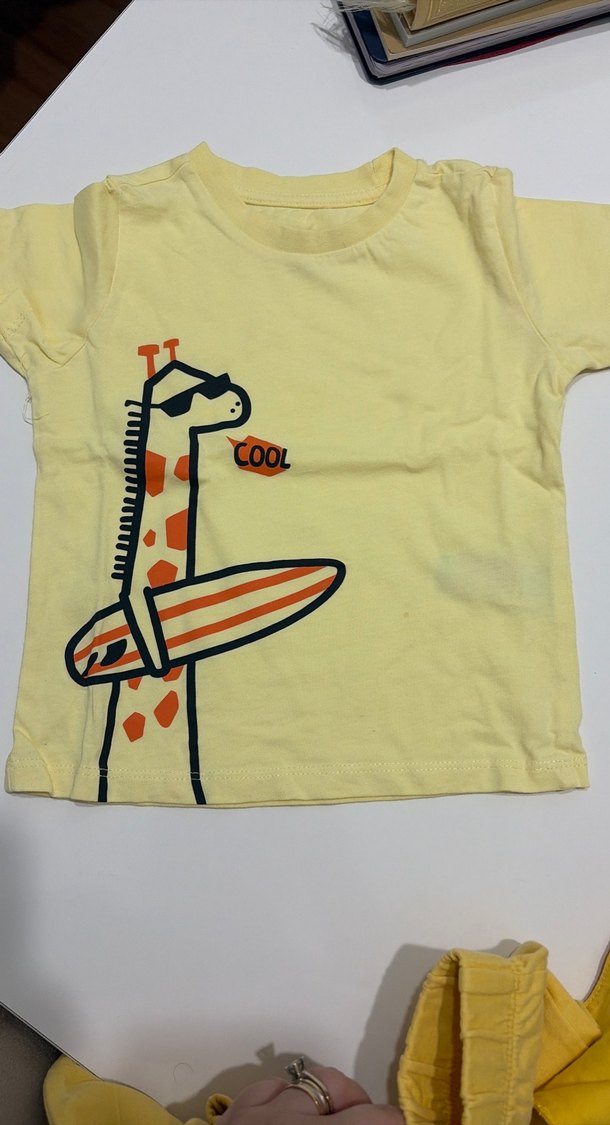 Sarı Erkek Bebek Kısa Kollu Takım - Görsel 5