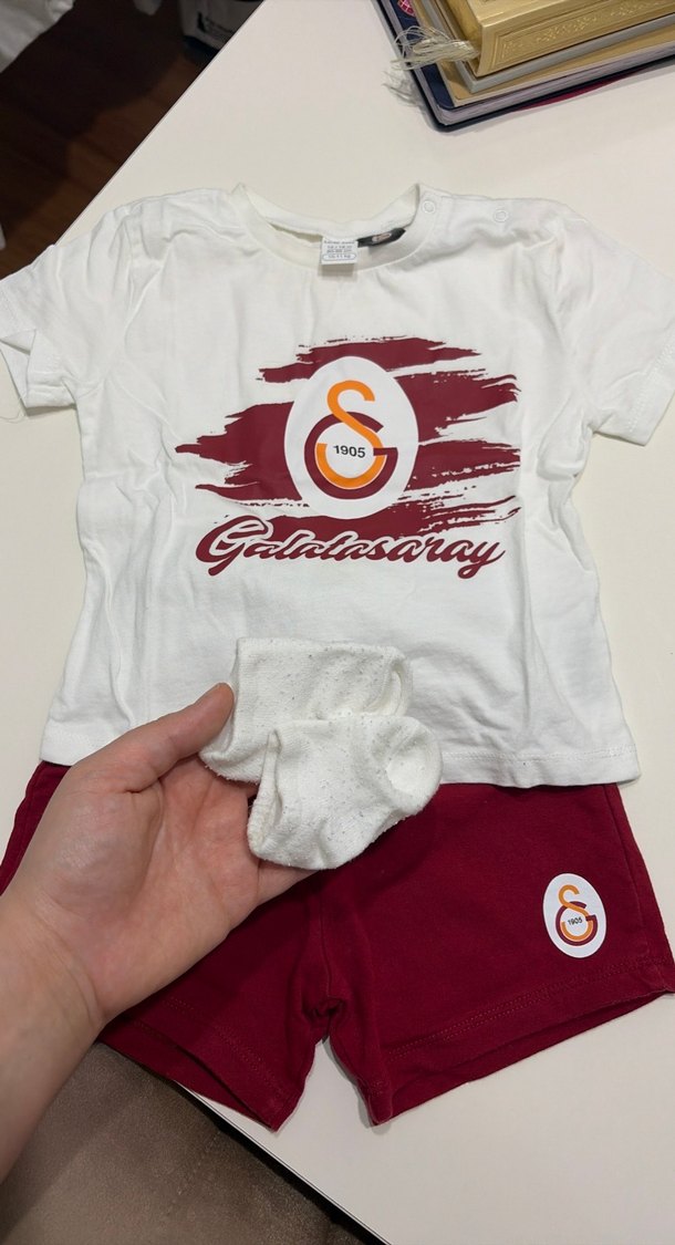 Baskılı Beyaz Çocuk Atlet Takımı - Görsel 2