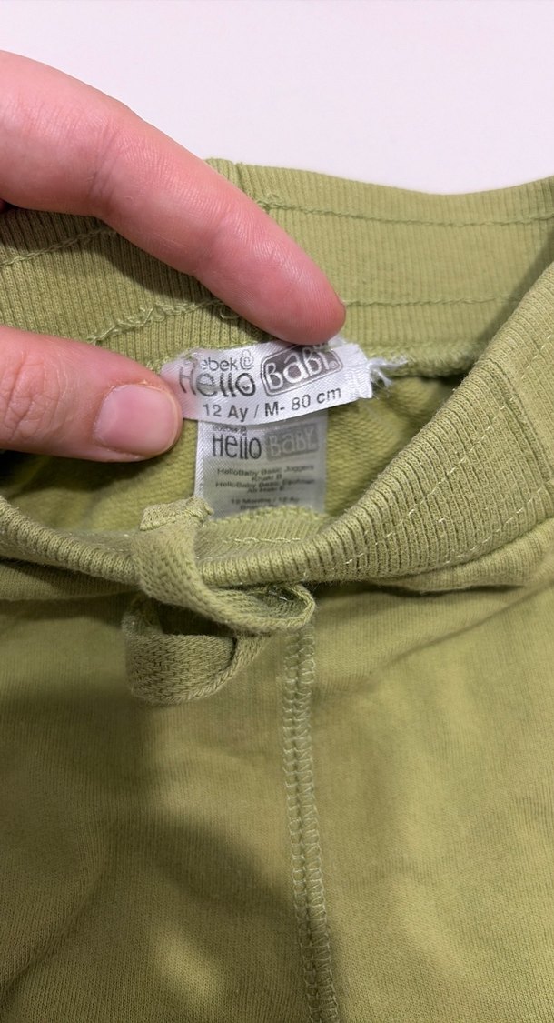 Erkek Çocuk Yeşil Rahat Pantolon - Görsel 2