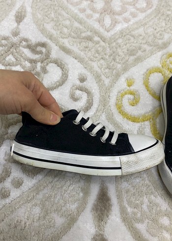 Erkek Çocuk Siyah Sneaker Ayakkabı 29numara - Görsel 2