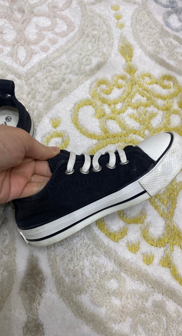 Erkek Çocuk Siyah Sneaker Ayakkabı 29numara - Görsel 4