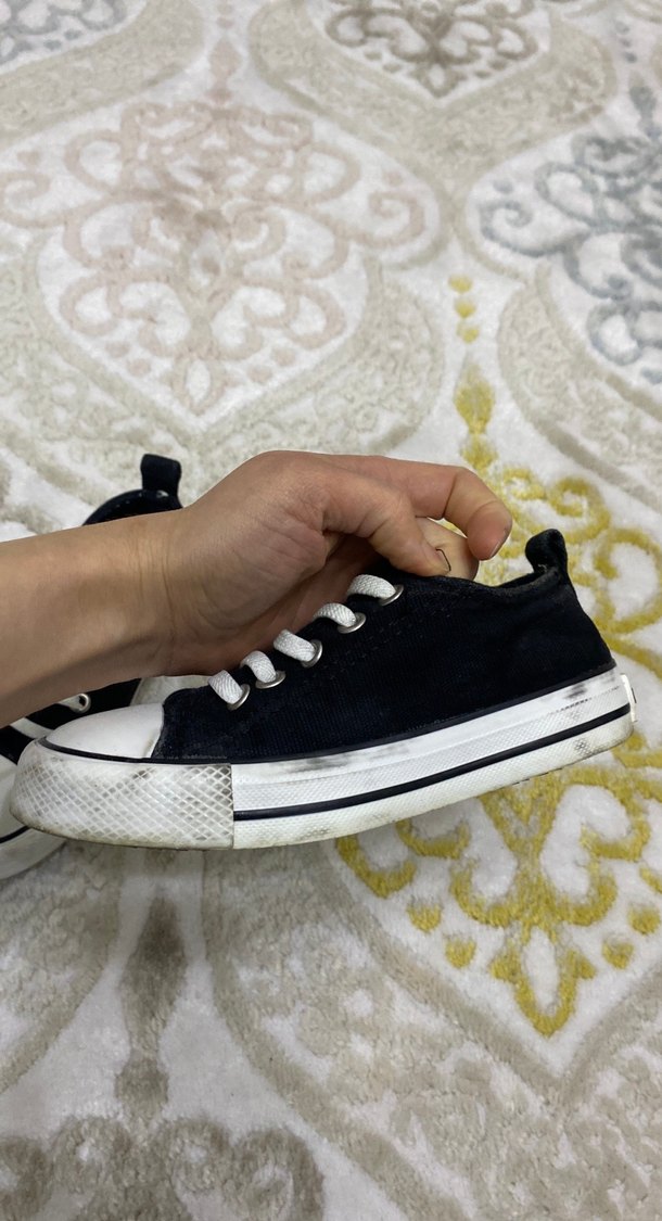 Erkek Çocuk Siyah Sneaker Ayakkabı 29numara - Görsel 5