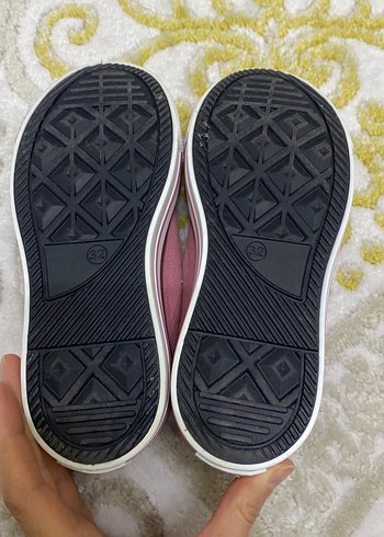 Pembe Bağcıklı kız çocuk  Spor Ayakkabı - Görsel 6