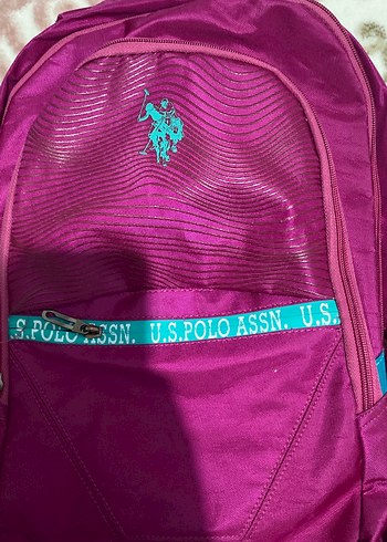 Pembe u.s polo kız  Çocuk Okul Çantası - Görsel 2