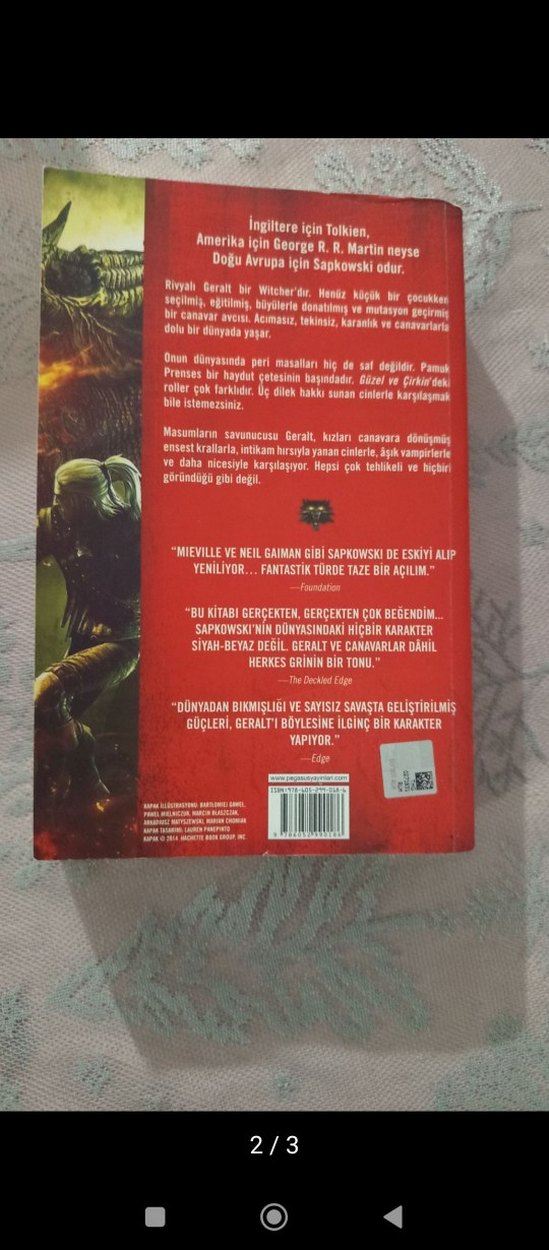 The Witcher Son Dilek - Andrzej Sapkowski - Görsel 2