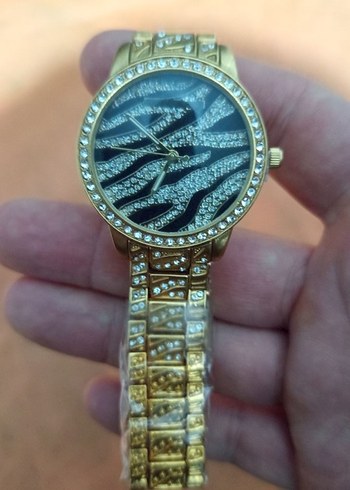 Michael Kors Taşlı Gold Kadın Kol Saati - Görsel 3