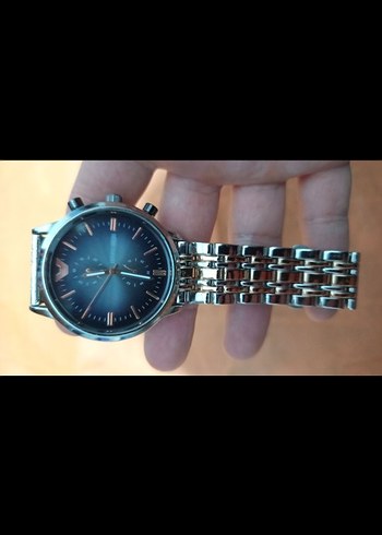 Emporio Armani Tarzı Çift Renk Metal kordon - Görsel 3