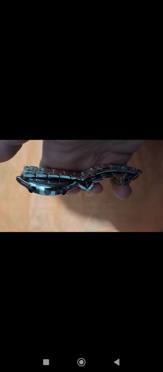 Emporio Armani Tarzı Çift Renk Metal kordon - Görsel 5