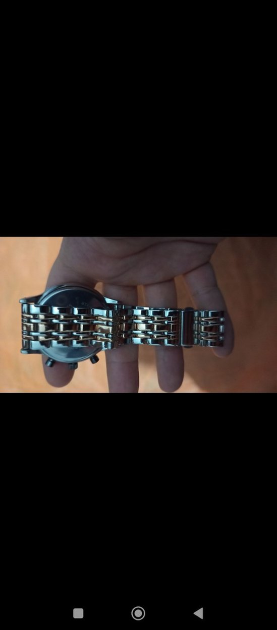 Emporio Armani Tarzı Çift Renk Metal kordon - Görsel 4