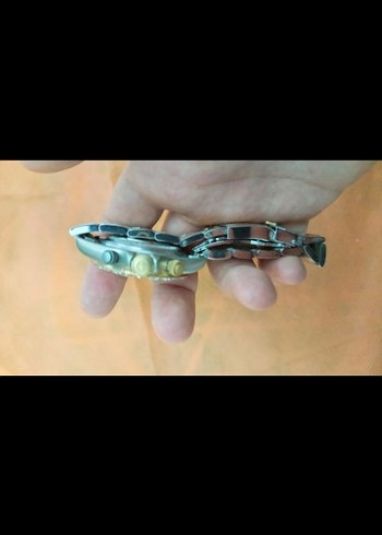 Rolex Daytona Tarzı Taşlı Bezel İki Renk - Görsel 5