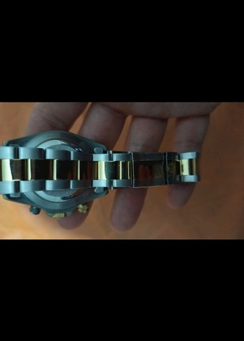 Rolex Daytona Tarzı Taşlı Bezel İki Renk - Görsel 4