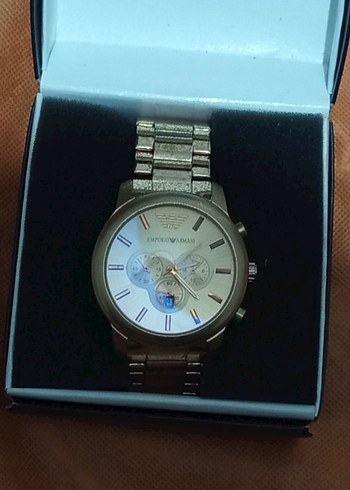 Emporio Armani Erkek Kol Saati Gold Ton - Görsel 2