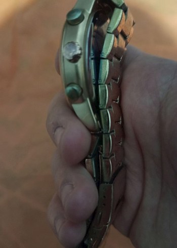 Emporio Armani Erkek Kol Saati Gold Ton - Görsel 5