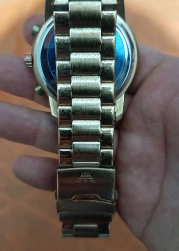 Emporio Armani Erkek Kol Saati Gold Ton - Görsel 4