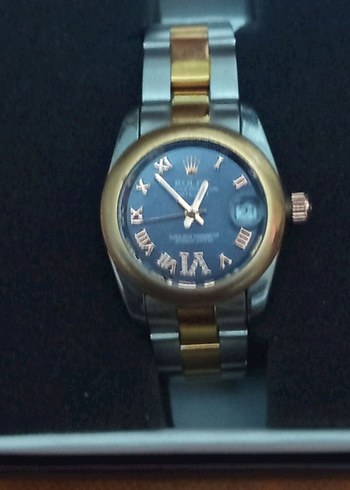 Rolex Datejust Mavi Kadran çift renk - Görsel 3