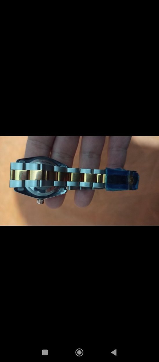 Rolex Datejust Mavi Kadran çift renk - Görsel 4