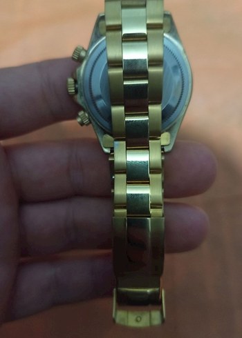 Rolex Daytona Tarzı Altın Renk - Görsel 4