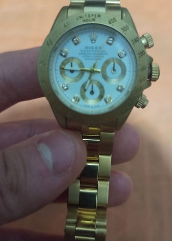 Rolex Daytona Tarzı Altın Renk - Görsel 3