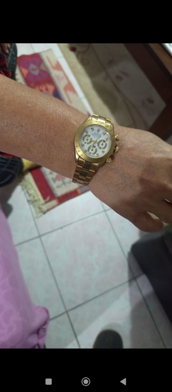 Rolex Daytona Tarzı Altın Renk - Görsel 5