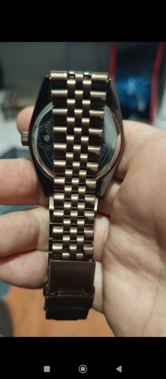 Rolex Rose gold metal kordonlu tarihli - Görsel 4